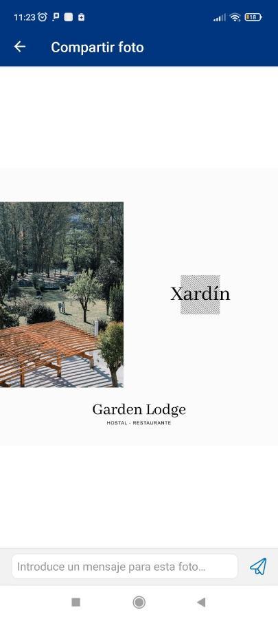 Garden Lodge Hostal Evencio リバダビア エクステリア 写真